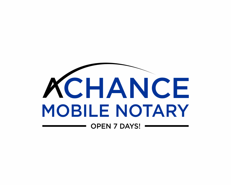 Logo Design entry 2289174 submitted by gembelengan to the Logo Design for AChance Mobile Notary run by alichance