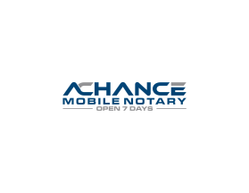 Logo Design entry 2289177 submitted by Tony_Brln to the Logo Design for AChance Mobile Notary run by alichance