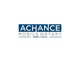 Logo Design entry 2289178 submitted by alley to the Logo Design for AChance Mobile Notary run by alichance