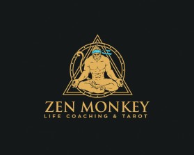 Logo Design entry 2289798 submitted by MsttsM to the Logo Design for Zen Monkey Life Coaching & Tarot run by sarah@sarahsconsulting