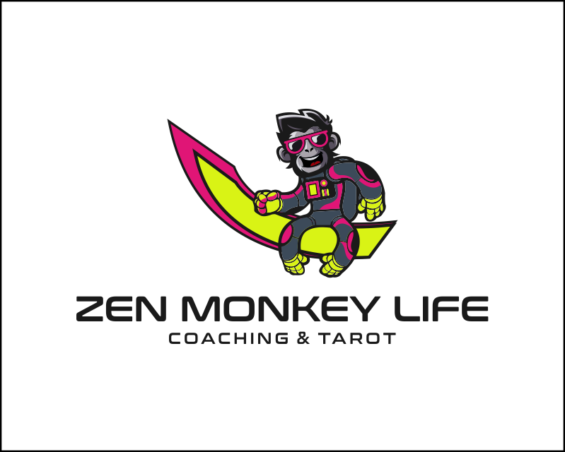Logo Design entry 2289821 submitted by brahamb to the Logo Design for Zen Monkey Life Coaching & Tarot run by sarah@sarahsconsulting