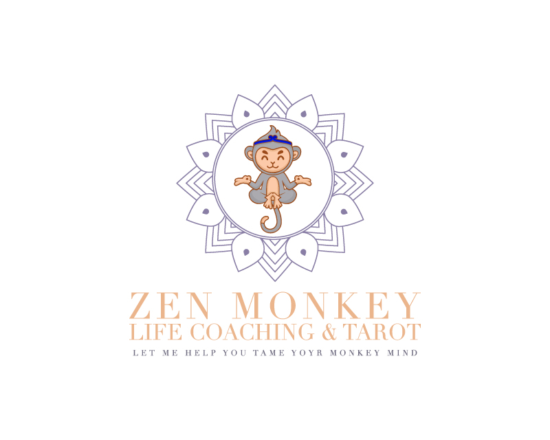 Logo Design entry 2289814 submitted by Marijana to the Logo Design for Zen Monkey Life Coaching & Tarot run by sarah@sarahsconsulting