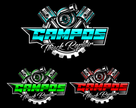 Logo Design entry 2290919 submitted by King Cobra to the Logo Design for Campos Truck Repair run by alexcampos2