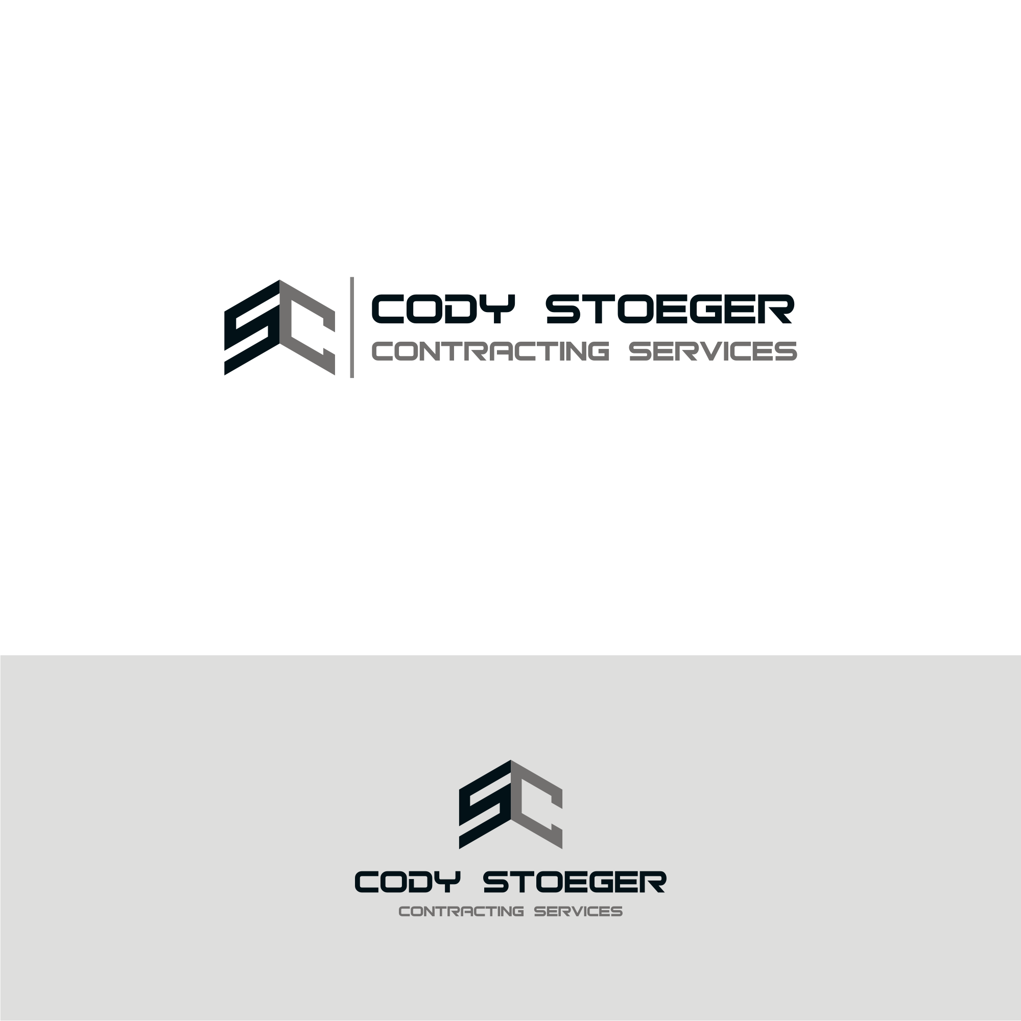 Logo Design entry 2291826 submitted by sofiyah to the Logo Design for Cody Stoeger Contracting Services run by kmuch