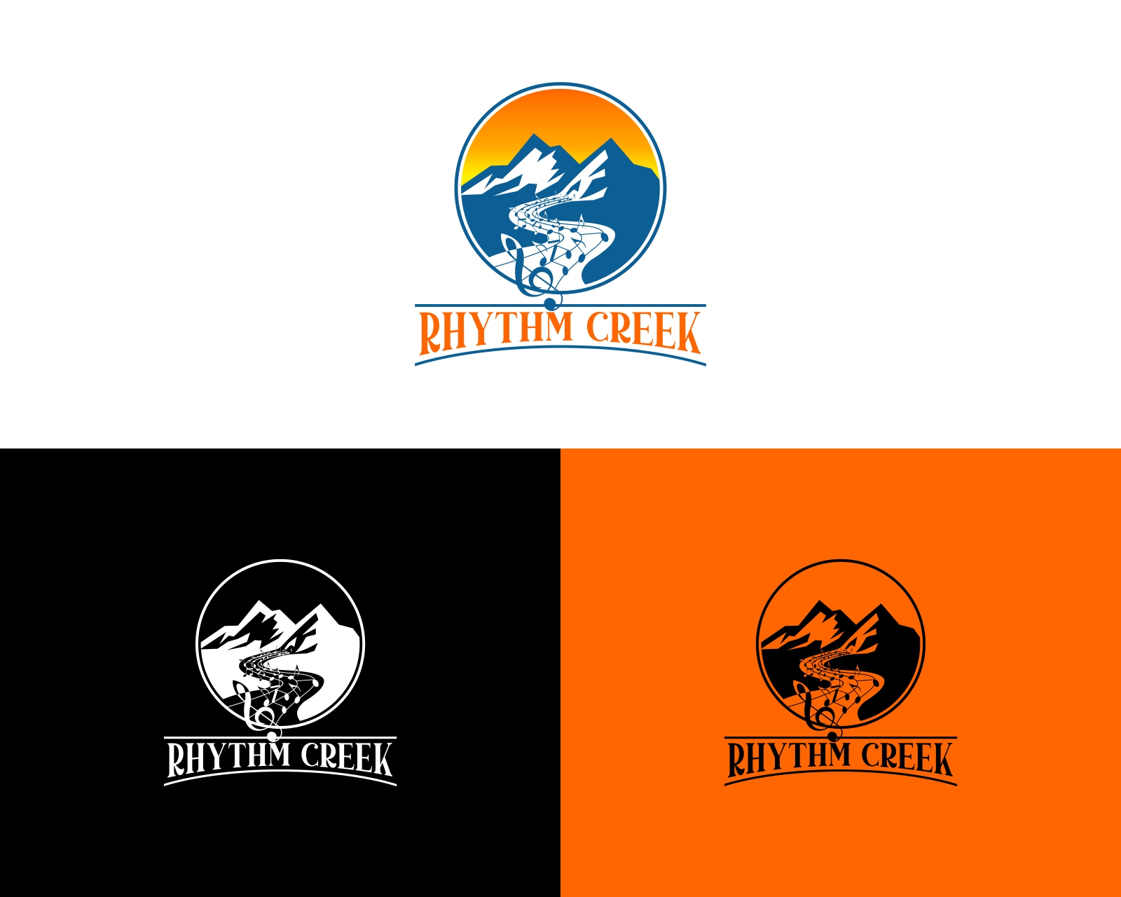 Logo Design entry 2292786 submitted by Tombo Ati to the Logo Design for Rhythm Creek run by RetroDeluxe