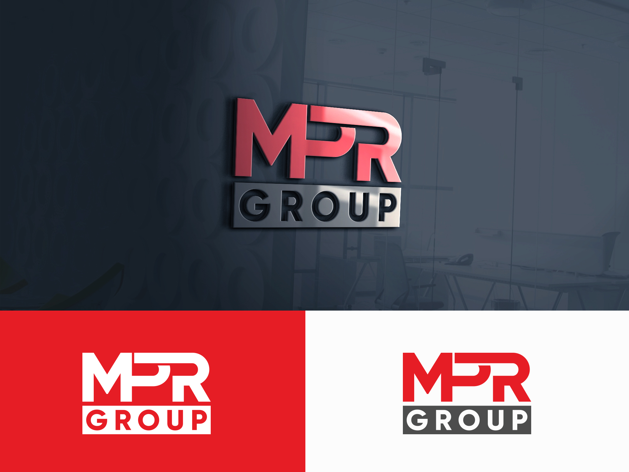 Logo Design entry 2293340 submitted by Ameer967 to the Logo Design for MPR Group run by mickey@mpr.group