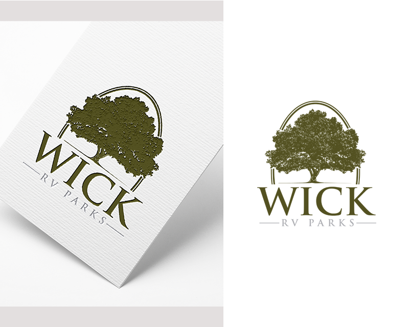 Logo Design entry 2293587 submitted by sanrell to the Logo Design for Wick RV Parks run by cpattie