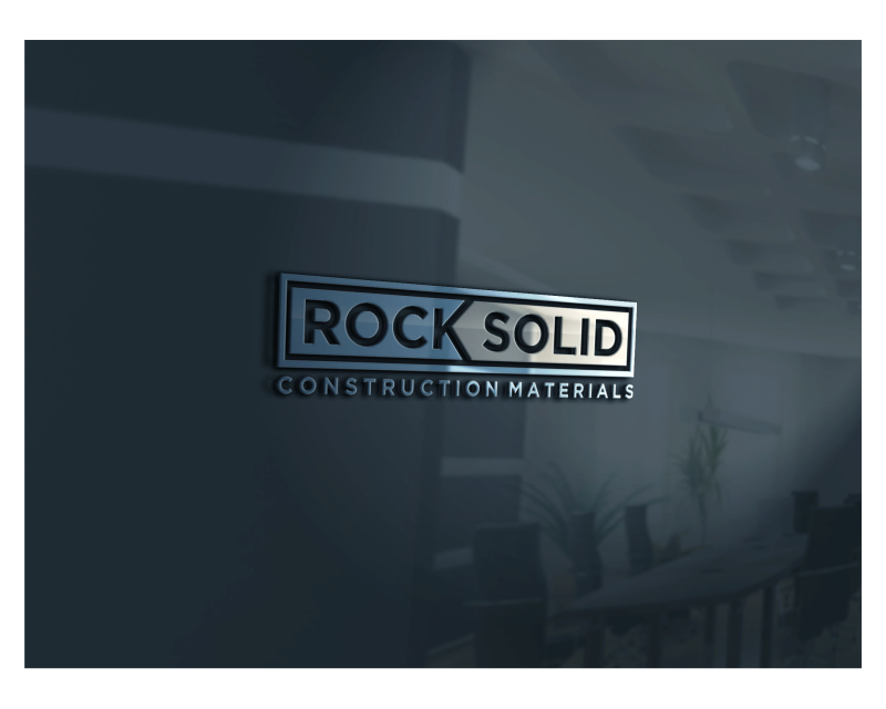 Logo Design entry 2293858 submitted by gembelengan to the Logo Design for Rock Solid Construction Materials  run by pjjdubreuil@gmail.com 