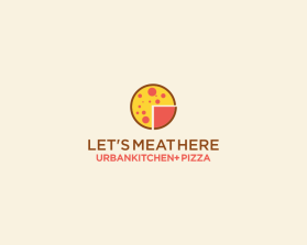 Logo Design entry 2295880 submitted by Armchtrm to the Logo Design for Let's Meat Here Urban Kitchen + Pizza run by davidjuarezmail
