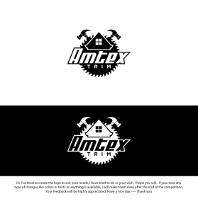 Logo Design entry 2298438 submitted by Hasib99 to the Logo Design for Amtex Trim run by Lapaipaandando