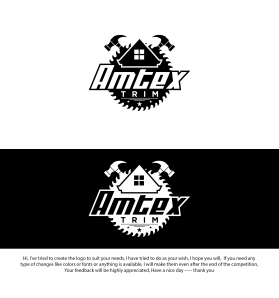 Logo Design entry 2298439 submitted by creator41 to the Logo Design for Amtex Trim run by Lapaipaandando