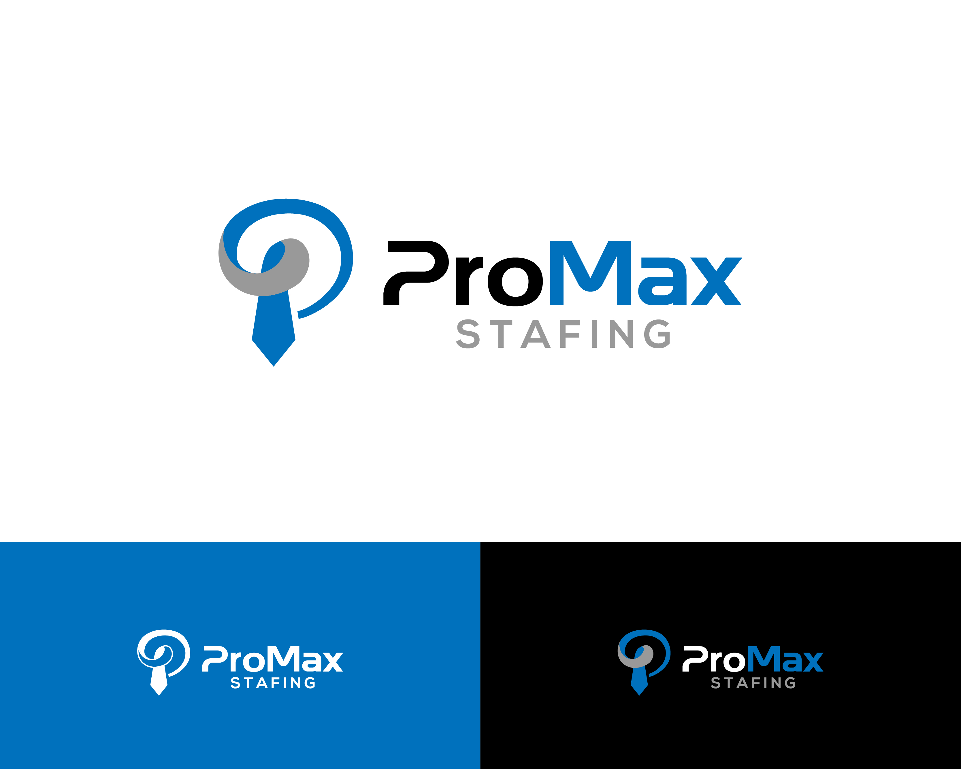 Logo Design entry 2304336 submitted by mayID to the Logo Design for ProMax Stafing run by jrlimports