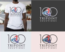 Another design by denina submitted to the Logo Design for Tripoint Solutions |  Tripointsolutions.com by pmcgold01