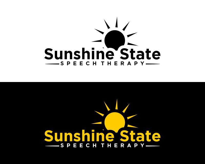 Logo Design entry 2305999 submitted by rahman07 to the Logo Design for Sunshine State Speech Therapy run by kate coyne
