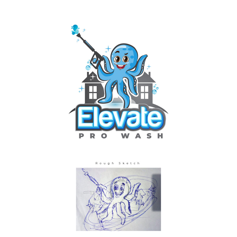Logo Design entry 2297594 submitted by FXF Creations to the Logo Design for Elevate Pro Wash run by Brendan@Elevateprowash