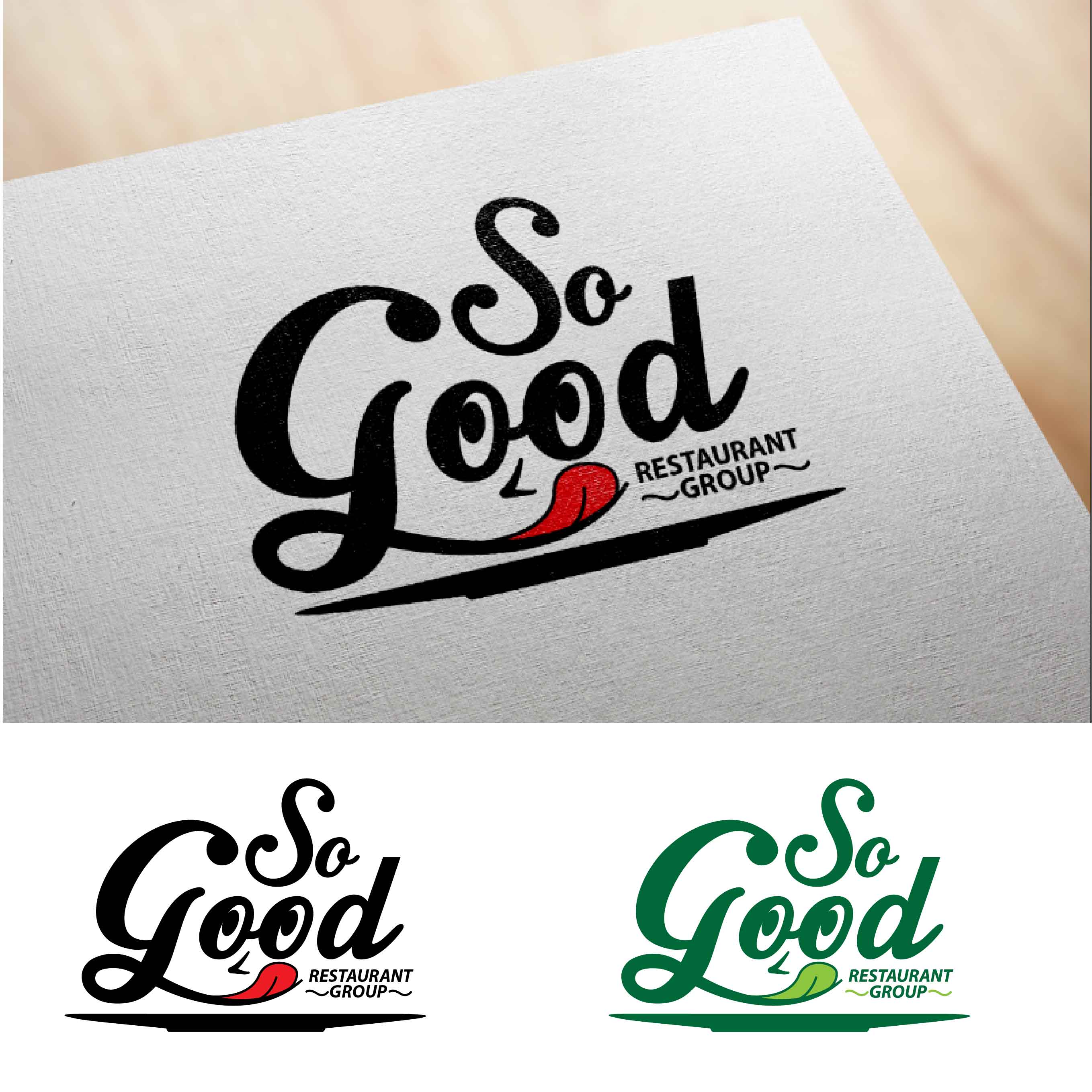 Logo Design entry 2311231 submitted by wannen19 to the Logo Design for So Good Restaurant Group run by berober