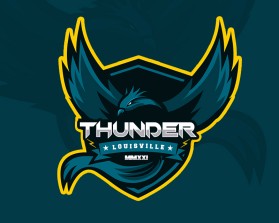 Logo Design Entry 2312391 submitted by CHAKIIR ouben to the contest for Louisville Thunder eSports Style Logo run by holycapra