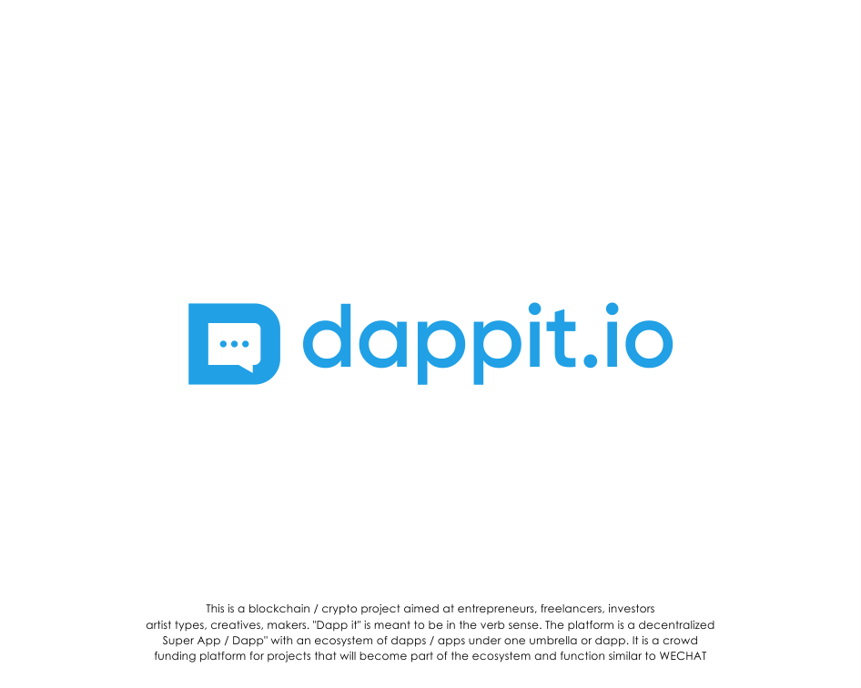 Logo Design entry 2313628 submitted by manD to the Logo Design for dappit.io run by EyeObjekt