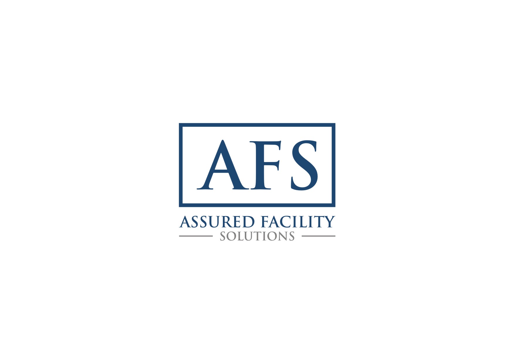 Logo Design entry 2314736 submitted by terbang to the Logo Design for Assured Facility Solutions and I will also need a standalone logo to include my initials AFS, I would need to use these logos in separate places run by Buckhall01