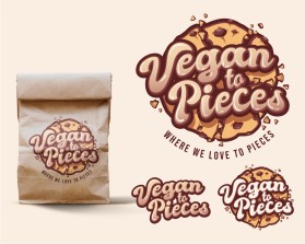 Logo Design entry 2316482 submitted by Hawk to the Logo Design for Vegan to Pieces run by McVickerHospitality