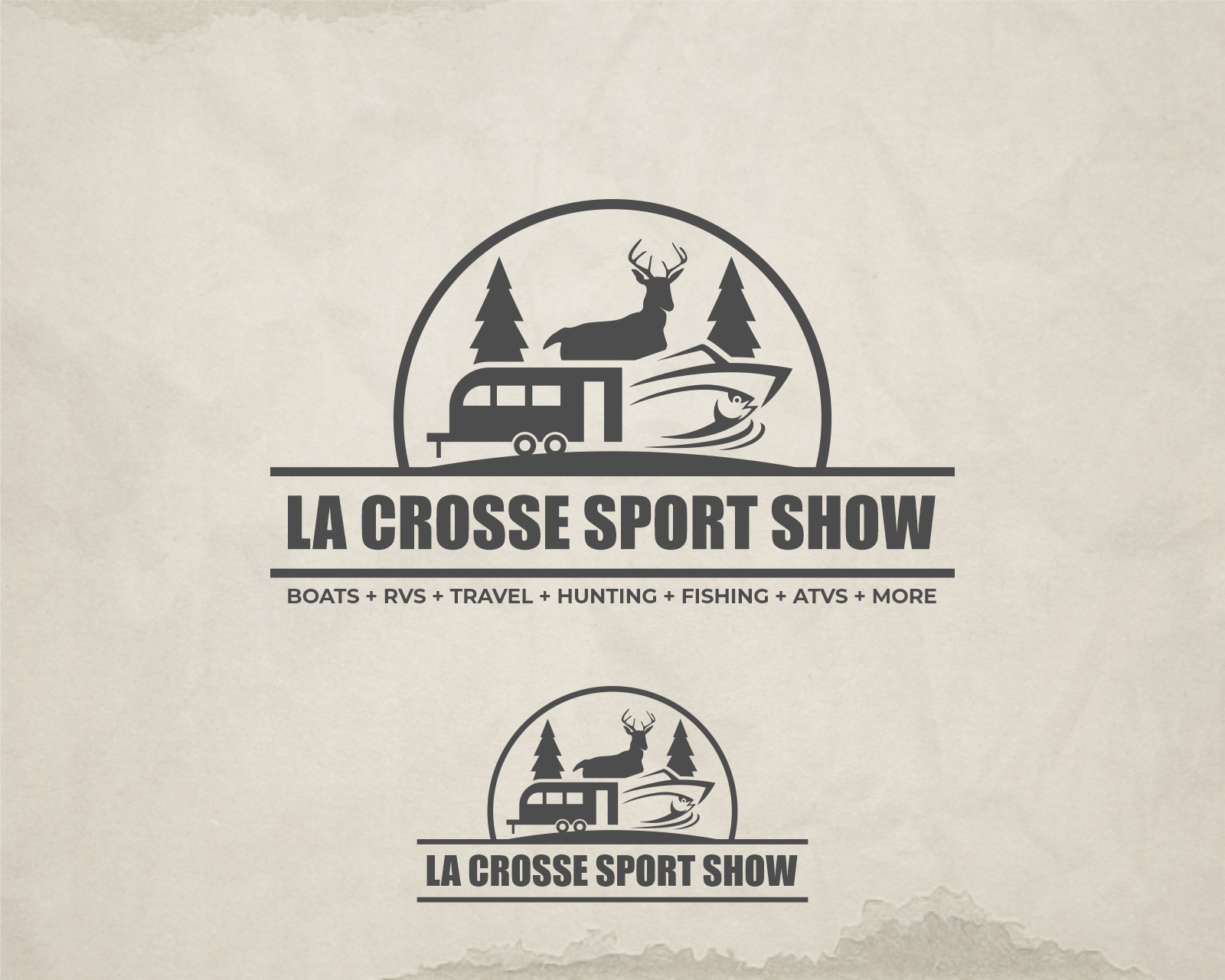 Logo Design entry 2317141 submitted by Tony_Brln to the Logo Design for La Crosse Sport Show run by ryanmarshall27