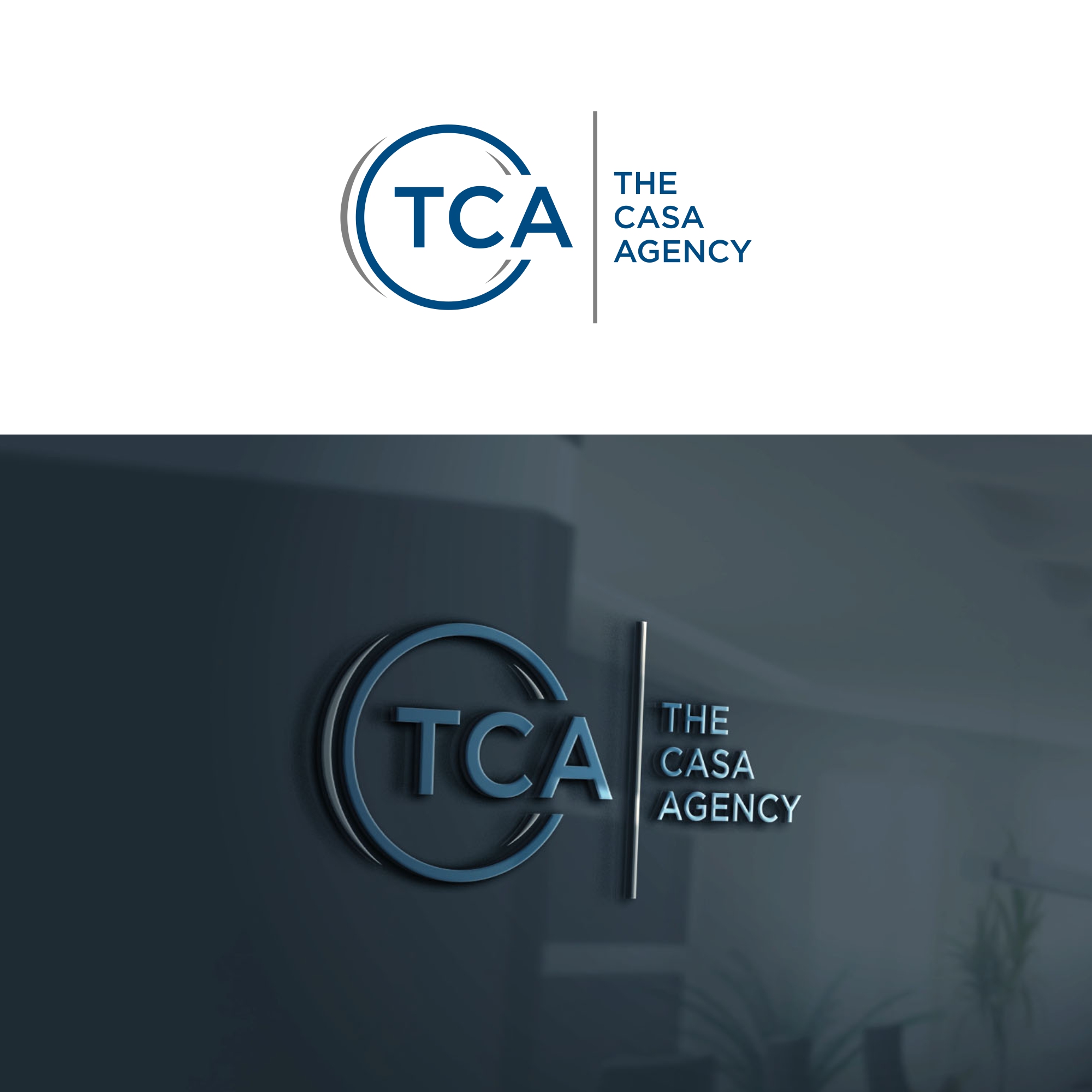 Logo Design entry 2318098 submitted by sarkun to the Logo Design for The Casa Agency run by brittneyyrae