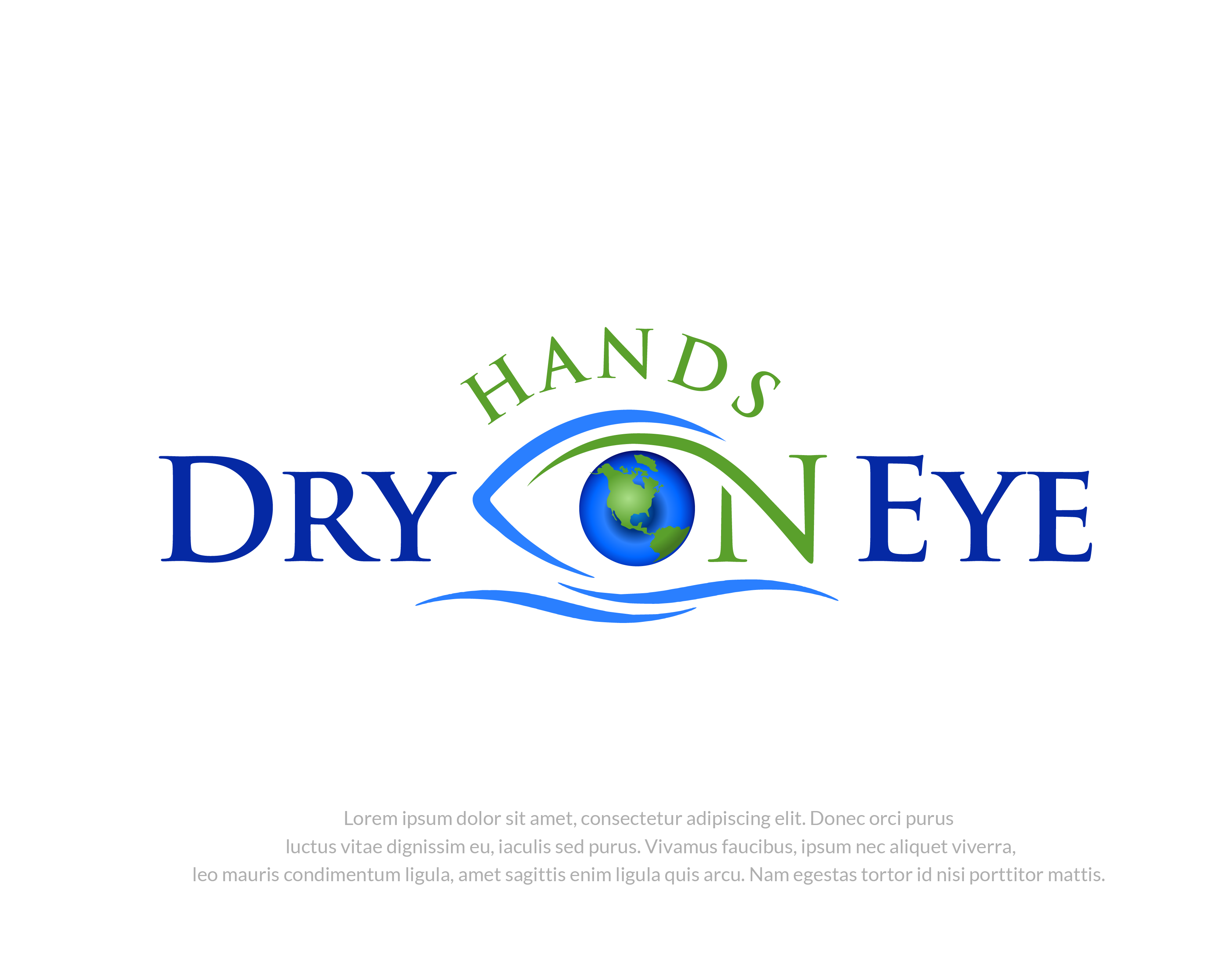 Logo Design entry 2318691 submitted by dhanny09 to the Logo Design for Hands on Dry Eye run by ADFIII