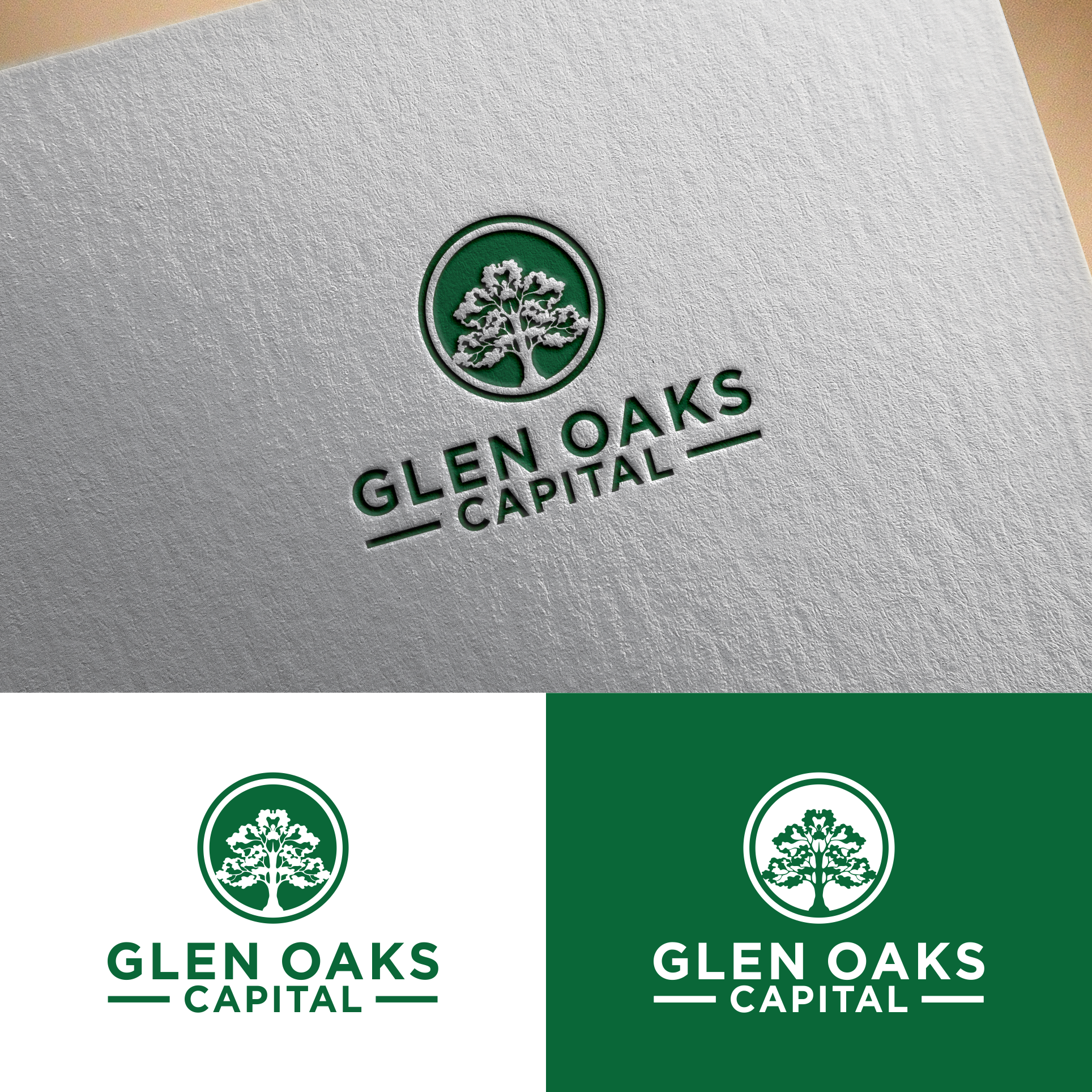 Logo Design entry 2321545 submitted by ecriesdiyantoe to the Logo Design for Glen Oaks Capital run by powersj99