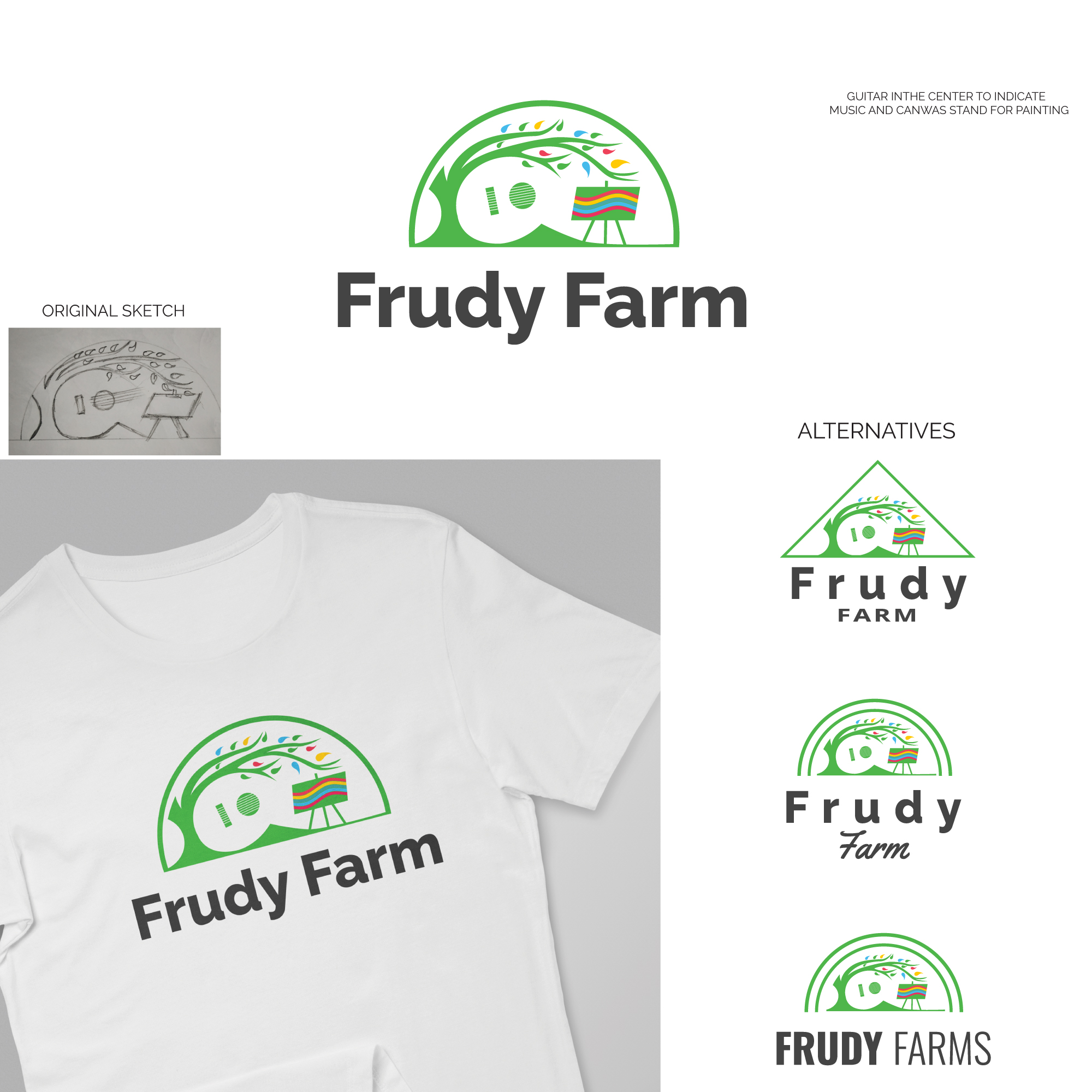 Logo Design entry 2326744 submitted by alfa1logos to the Logo Design for Frudy Farms run by frudy