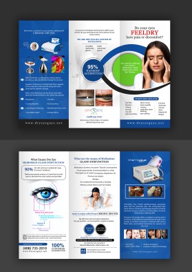 Brochure Design entry 2327206 submitted by n214004 to the Brochure Design for Dry Eye Brochure run by ADFIII