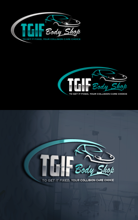Logo Design entry 2329131 submitted by gembelengan to the Logo Design for TGIF Body Shop run by Curious1!