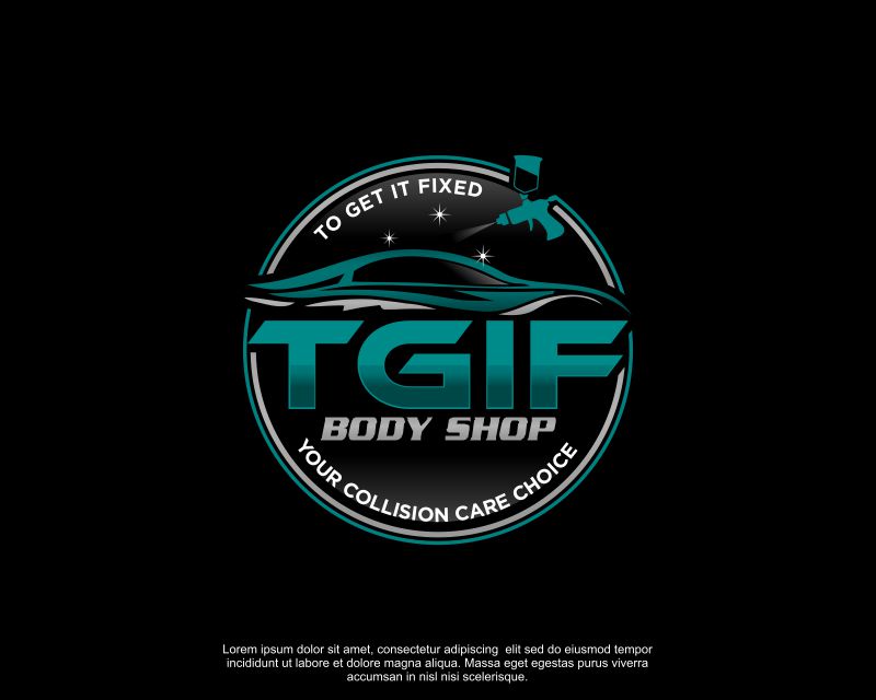 Logo Design entry 2329287 submitted by nosukar to the Logo Design for TGIF Body Shop run by Curious1!