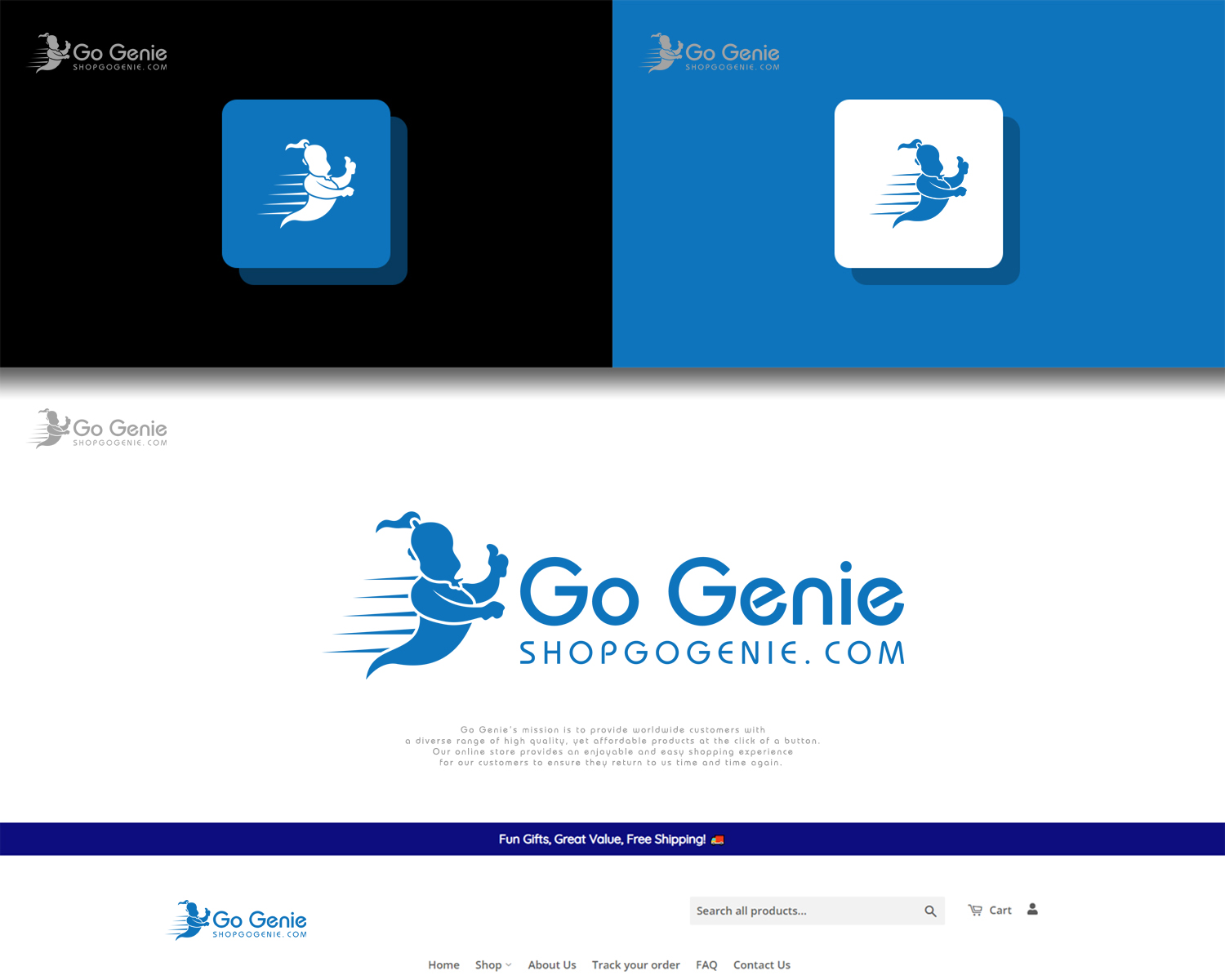 Logo Design entry 2330501 submitted by nosukar to the Logo Design for Go Genie run by jaymhn007
