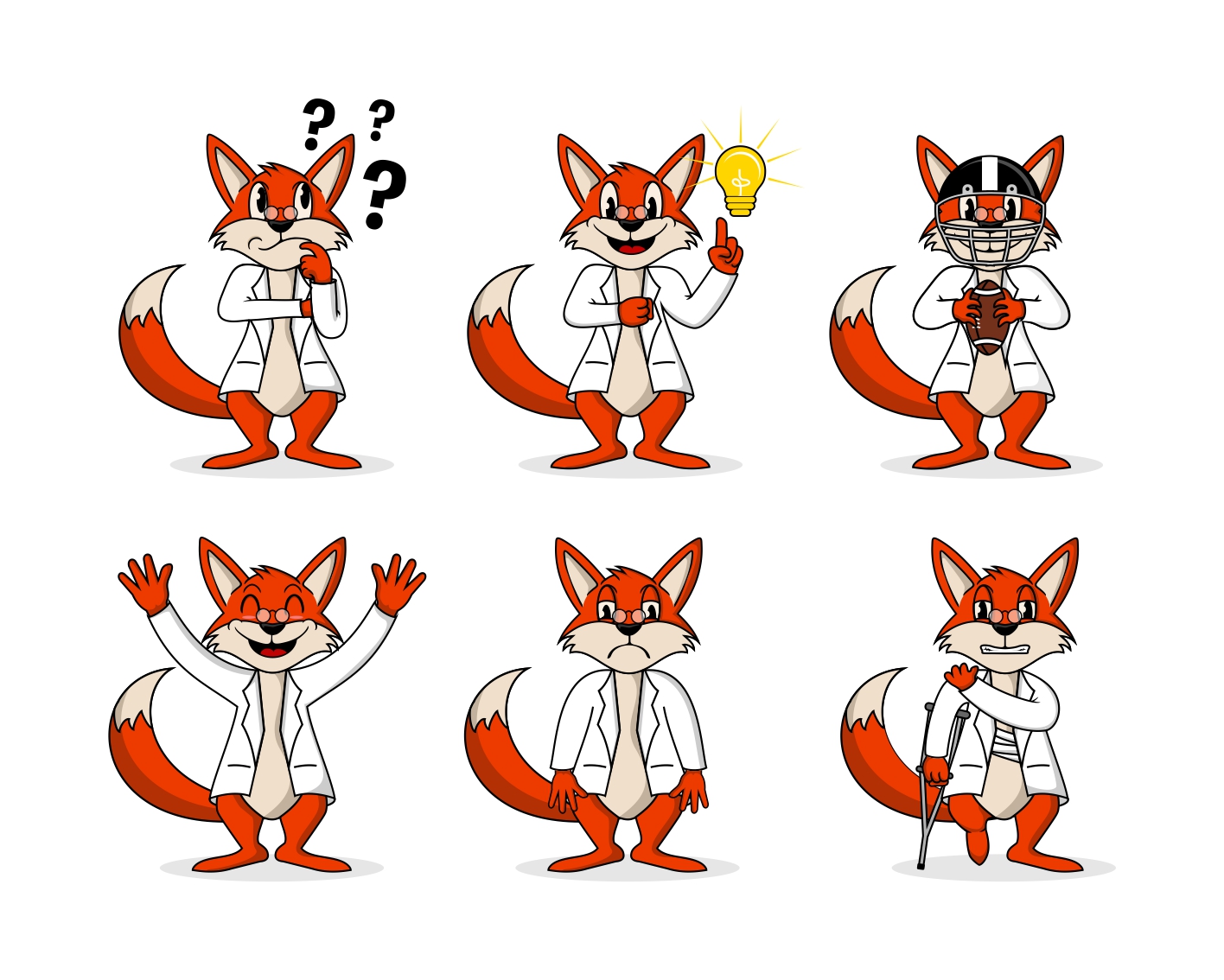Cartoon Fox Mascot Design