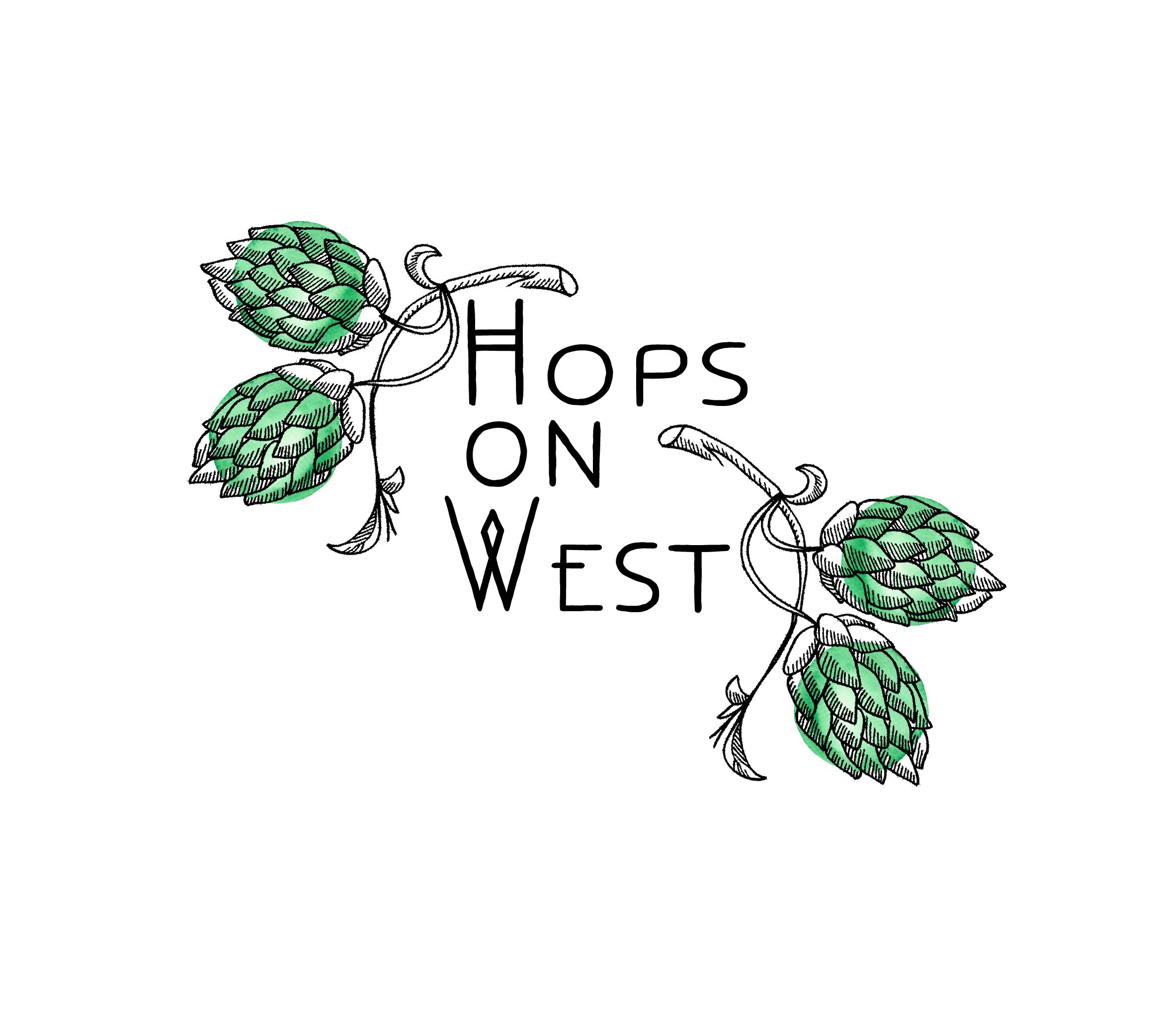 Logo Design entry 2339627 submitted by bkindgraphics to the Logo Design for Hops on West run by Paulrledyard 