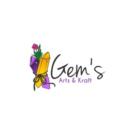 Logo Design Entry 2340837 submitted by JonesNanda99 to the contest for Gem's Arts & Kraft run by mekulpa