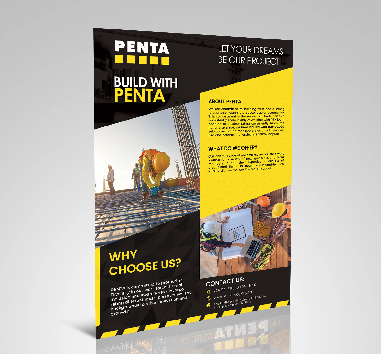 Banner Ad Design entry 2341373 submitted by ninjadesign to the Banner Ad Design for The PENTA Building Group run by ebrooks03