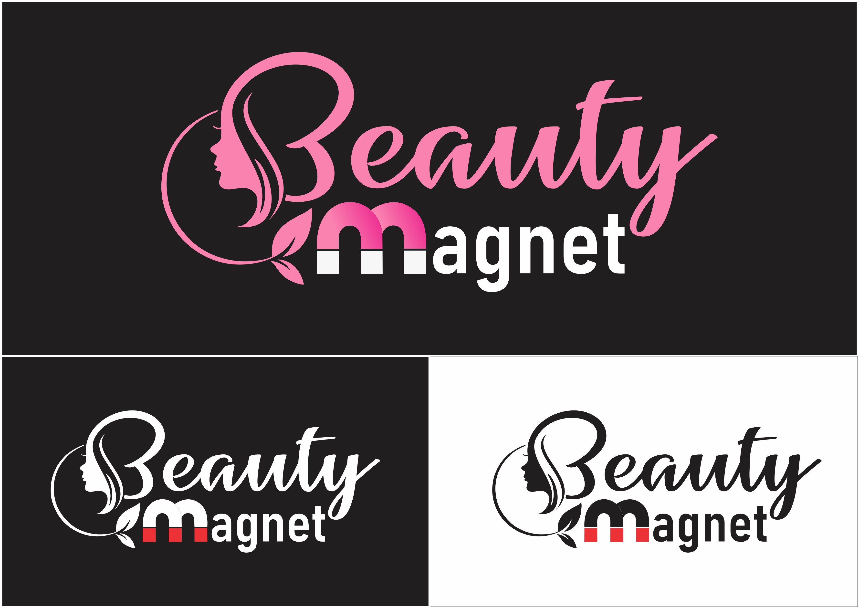 Logo Design entry 2342762 submitted by ssmansuri to the Logo Design for Beauty Magnet run by Porshia