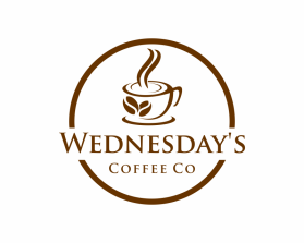Logo Design entry 2346213 submitted by Nish to the Logo Design for Wednesday's Coffee Co run by wednesdayscoffeeco