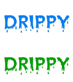 Logo Design Entry 2357081 submitted by RAMG to the contest for Drippy run by SabrinaShopCC