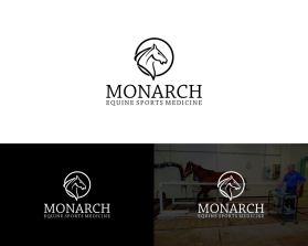 Logo Design Entry 2357360 submitted by Valentino_46 to the contest for Monarch Equine Sports Medicine run by monarchequine