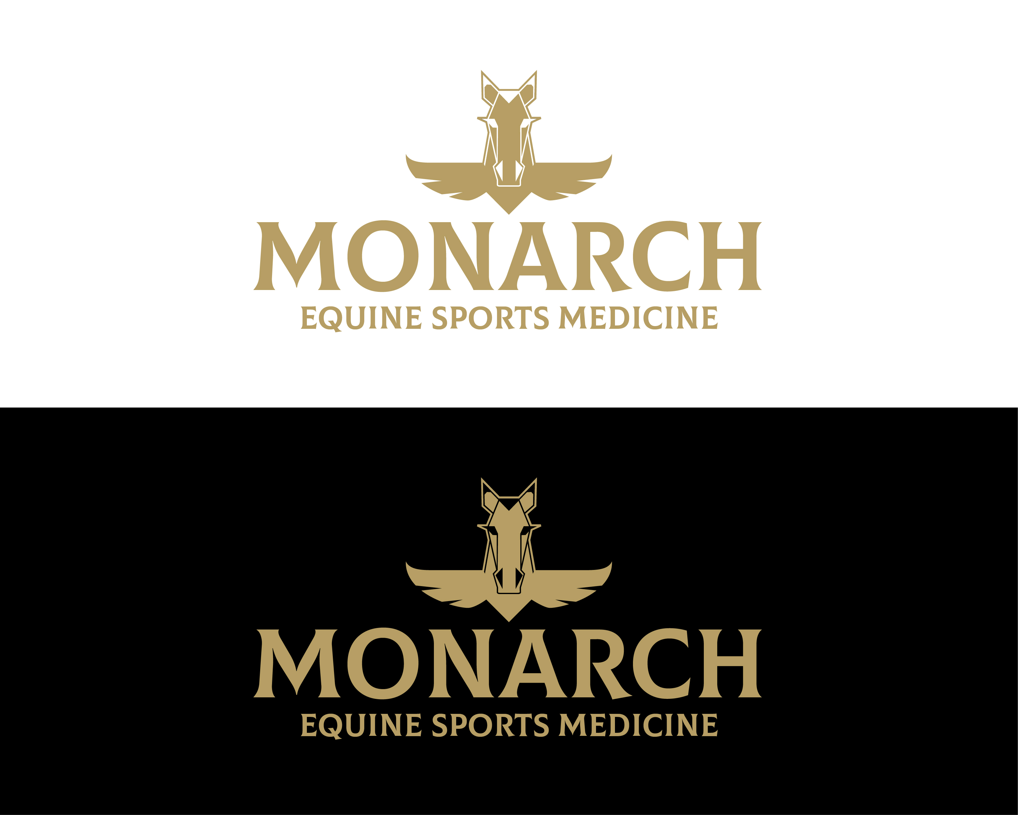 Logo Design entry 2357517 submitted by JOYMAHADIK to the Logo Design for Monarch Equine Sports Medicine run by monarchequine