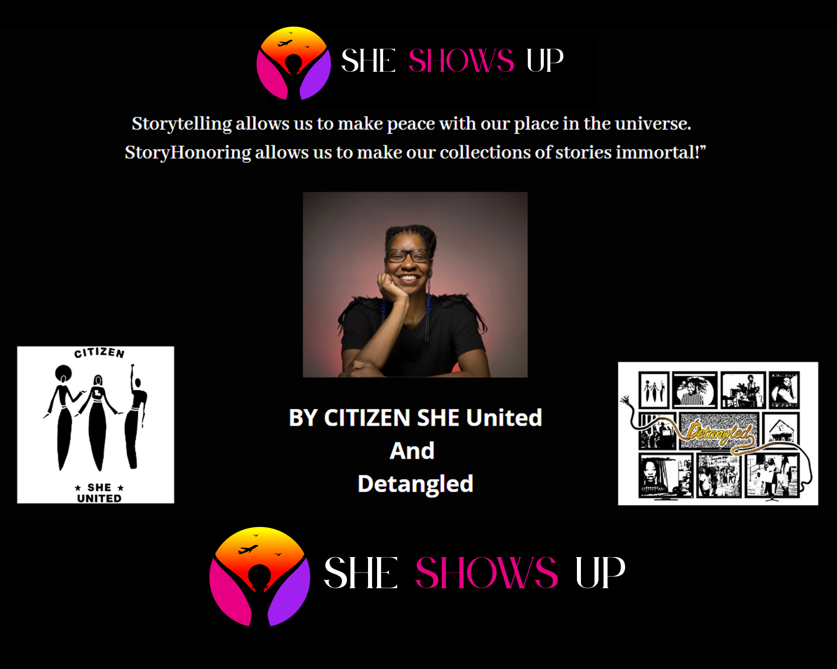 Logo Design entry 2357678 submitted by Raymond to the Logo Design for SHE Shows Up run by She
