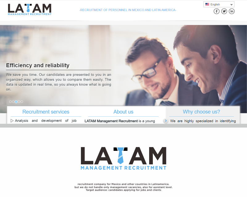Logo Design entry 2359464 submitted by leovardo to the Logo Design for LATAM Management Recruitment run by cmcons