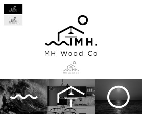 Logo Design Entry 2359927 submitted by FERGUN to the contest for MH Wood Co run by mhwood