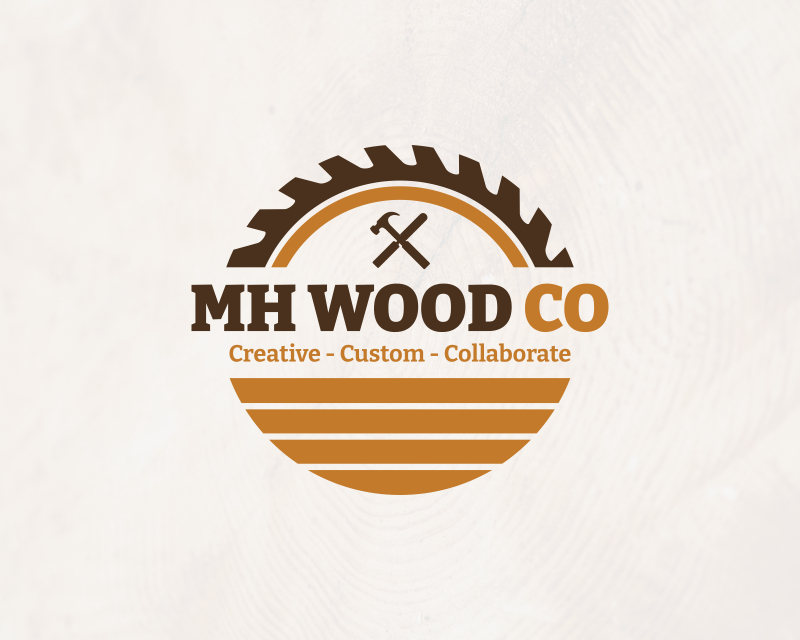 Logo Design entry 2359970 submitted by pradesign04 to the Logo Design for MH Wood Co run by mhwood
