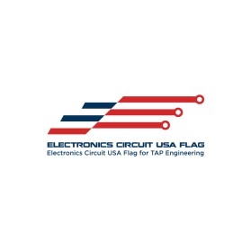 T-Shirt Design entry 2369976 submitted by Rikfan to the T-Shirt Design for Electronics Circuit USA Flag run by kevinrose17