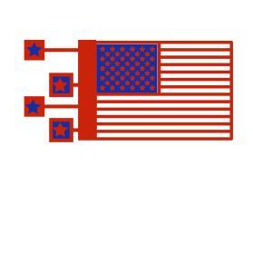 T-Shirt Design entry 2369977 submitted by adamjohnson to the T-Shirt Design for Electronics Circuit USA Flag run by kevinrose17