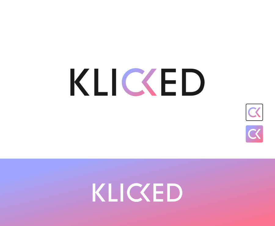 Logo Design entry 2372736 submitted by Jart to the Logo Design for Klicked (or klicked or KLICKED) run by oscarhoole
