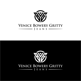 Logo Design entry 2375643 submitted by JOYMAHADIK to the Logo Design for Venice Bowery Gritty Jeans run by MCohenNathan